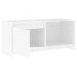 Preview: TV-Schrank Weiß 90x35x40 cm Holzwerkstoff