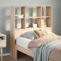 Preview: ARDEBO.de - Kopfteil mit Stauraum 90 cm Massivholz Kiefer