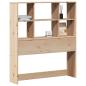 Preview: Kopfteil mit Stauraum 90 cm Massivholz Kiefer
