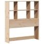 Preview: Kopfteil mit Stauraum 90 cm Massivholz Kiefer