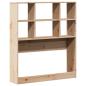 Preview: Kopfteil mit Stauraum 90 cm Massivholz Kiefer