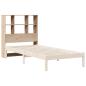 Preview: Kopfteil mit Stauraum 90 cm Massivholz Kiefer