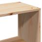 Preview: Kopfteil mit Stauraum 90 cm Massivholz Kiefer