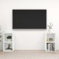 Preview: ARDEBO.de - TV-Schränke 2 Stk. Weiß 72x35x36,5 cm Holzwerkstoff