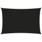 Preview: Sonnensegel Oxford-Gewebe Rechteckig 6x8 m Schwarz