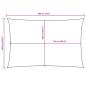 Preview: Sonnensegel Oxford-Gewebe Rechteckig 6x8 m Schwarz