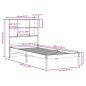 Preview: Massivholzbett mit Regal ohne Matratze 90x200 cm Kiefer