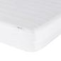 Preview: Bett mit Matratze Grau 200x200 cm Kunstleder