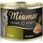 Preview: Miamor Dose Feine Filets Huhn in Jelly 185 g  (Menge: 12 je Bestelleinheit)