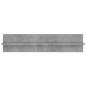 Preview: Wandregale 2 Stk. Betongrau 80x11,5x18 cm Holzwerkstoff