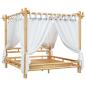 Preview: Himmelbett 180x200 cm Bambus