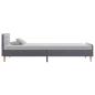 Preview: Bettgestell Hellgrau Stoff 90x200 cm