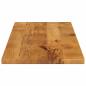 Preview: Tischplatte 140x50x3,8 cm Rechteckig Massivholz Mango