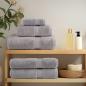 Preview: Premium-Duschtücher SOLUND 10 Stk. Grau 70x140 cm 600 g/m²