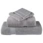 Preview: Premium-Duschtücher SOLUND 10 Stk. Grau 70x140 cm 600 g/m²