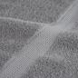 Preview: Premium-Duschtücher SOLUND 10 Stk. Grau 70x140 cm 600 g/m²