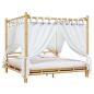 Preview: Himmelbett 200x200 cm Bambus