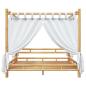 Preview: Himmelbett 200x200 cm Bambus