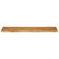 Preview: Tischplatte mit Baumkante 160x40x2,5 cm Massivholz Mango