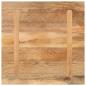 Preview: ARDEBO.de - Tischplatte 70x70x2,5 cm Quadratisch Massivholz Mango