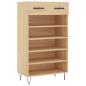 Preview: Schuhschrank Sonoma-Eiche 60x35x105 cm Holzwerkstoff
