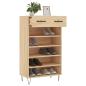 Preview: Schuhschrank Sonoma-Eiche 60x35x105 cm Holzwerkstoff