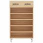 Preview: Schuhschrank Sonoma-Eiche 60x35x105 cm Holzwerkstoff