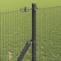 Preview: PVC-beschichtetes Zaunpfosten-Set Set aus 2 Grau