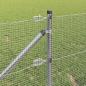Preview: Verzinkter Drahtzaun mit 13 Spike-Pfosten 1x25 m aus verzinktem Stahl