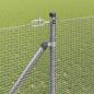 Preview: Geschweißter Drahtzaun mit 13 Stachelpfählen 1,2x25 m galvanisierter Stahl