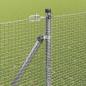 Preview: Geschweißter Drahtzaun mit 13 Spitzenpfosten 1,6x50 m Verzinkter Stahl