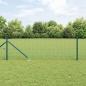 Preview: ARDEBO.de - Geschweißter Drahtzaun mit 13 Spike-Posten Grün 0.6x100 m Stahl