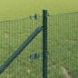 Preview: Geschweißter Drahtzaun mit 13 Spike-Posten Grün 0.6x100 m Stahl