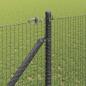 Preview: Geschweißter Drahtzaun mit 7 Spikepfosten Grau 1,2x10 m aus Stahl