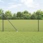 Preview: ARDEBO.de - Schweissdrahtzaun mit 7 Spike-Posts Grau 1,4x10 m