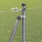 Preview: Schweißdrahtzaun mit 13 Flanged Posts 1,2x25 m Verzinkter Stahl