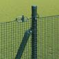 Preview: geschweißter Drahtzaun mit 13 grünen Pfosten 1,5x25 m Stahl
