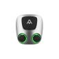 Preview: ARDEBO.de Charge Amps Wallbox Aura, 2x22 kW, 3Polig, 32A, Type2, 4G/Wifi/Lan, OCPP, RCD, Silber (131503)