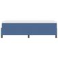 Preview: Boxspringbett mit Matratze Blau 80x200 cm Cord-Stoff