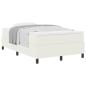 Preview: ARDEBO.de - Boxspringbett mit Matratze Creme Kleines Doppelbett Kordstoff
