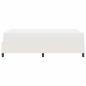 Preview: Boxspringbett mit Matratze Creme Kleines Doppelbett Kordstoff