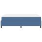 Preview: Boxspringbett mit Matratze Blau Klein Doppel Cordstoff