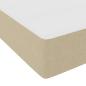 Preview: Boxspringbett mit Matratze Hellgrün Grau Kleines Doppel Cordstoff