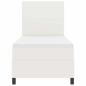 Preview: Boxspringbett mit Matratze Creme 80x200 cm Cord-Stoff