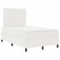 Preview: Boxspringbett mit Matratze Creme Kleines Doppel Cordstoff