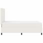Preview: Boxspringbett mit Matratze Creme Kleines Doppel Cordstoff