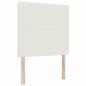 Preview: Boxspringbett mit Matratze Creme Kleines Doppel Cordstoff