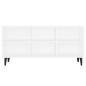 Preview: TV-Schrank mit Metallbeinen Weiß 103,5x30x50 cm