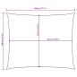 Preview: Sonnensegel Oxford-Gewebe Rechteckig 3,5x4,5 m Schwarz