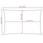 Preview: Sonnensegel Oxford-Gewebe Rechteckig 3x6 m Blau